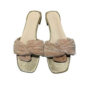 Metallic pink Sandal Flats  Size 41